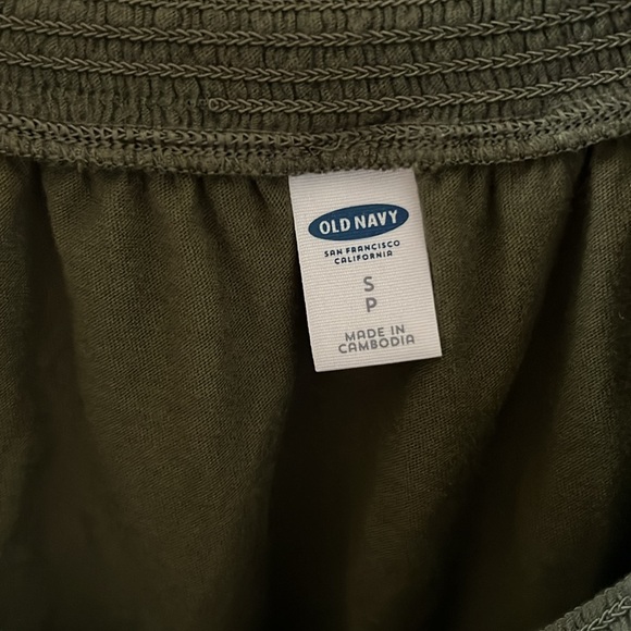 Green off the shoulder comfy top - Picture 3 of 3